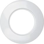 Hager Berk 138109 1fach polarweiss Rahmen Schwarz