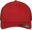 Flexfit Unisex Mesh Trucker M&uuml;tze, Rot,S/M