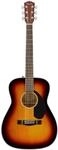 Fender CC-60S Konzert-Akustikgitarre, Walnussgriffbrett, 3-Tone Sunburst, Inklusive