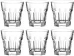 Leonardo Rock Wasser-Gl&auml;ser, 6er Set, sp&uuml;lmaschinengeeignete Saft-Gl&auml;ser,