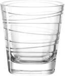 Leonardo Vario Struktur, Trinkglas klein f&uuml;r Wasser und Saft, transparent, 170 ml,