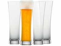 SCHOTT ZWIESEL Weizenbierglas Beer Basic 0,3 l (2er-Set), geradlinige...