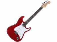 Rocktile Sphere Classic Red E-Gitarre (weißes Schlagbrett, 3x Single Coil