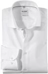OLYMP Herren Oberhemd Langarm Level.Five.Body.fit,Twill,Body fit,Royal Kent,Weiss