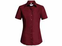 Greiff Größe 32 Corporate Wear Basic Damen Bluse Halbarm Regular Fit Bordeaux