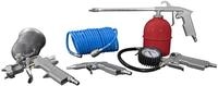 G&uuml;de Druckluft-Set Metall 5-tlg. (Farbspritzpistole, Reifenf&uuml;ller,...