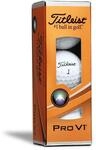 Titleist Pro V1 Prov1 Golfb&auml;lle, Wei&szlig;, 3 St&uuml;ck