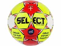 Select Unisex Maxi Grip Handball, gelb/Rot/Weiß, 2 EU