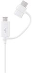 Samsung EP-DG930DWEGWW Original USB-C & Micro-USB Kabel 1,5 m, Lade- und...