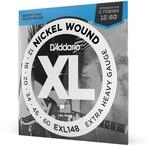 D'Addario EXL148 Nickel Wound E-Gitarrensaiten, Extra-Heavy, 12-60