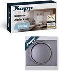 Kopp Abdeckung Druck-Wechsel-Dimmer UP-Serie Malta, anthrazit, 312315188