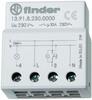 Finder Serie 13 – Elektrorelais Impulsschalter, einpolig 230 V 10 A, Grau
