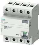 Siemens 5SV33446KL FI-Schutzschalter 3P+N N-links TypA 30mA 40A 400V