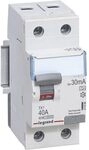 LEGRAND, TX3 Fehlerstromschutzschalter, Typ A, 2-polig, 40 A, 30 mA, 230 VAC,