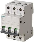 Siemens 5SL4 Miniatur&uuml;berlastschalter Typ B, Pol 3-polig 20A 400V ac,