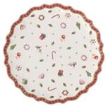 Villeroy & Boch - Toy's Delight Kuchenplatte auf Fu&szlig; Klein 21 cm Rot und Wei&szlig;,