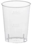 PAPSTAR 12159 Kunststoff-Schnapsglas, 4 Cl, Glasklar