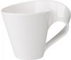 Villeroy und Boch NewWave Caffè Tasse, Premium Porzellan, Weiß, 250 ml, 1 Stück