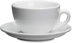 Cilio Cappuccinotasse, Porzellan, Wei&szlig;, 1 St&uuml;ck (1er Pack) 215014