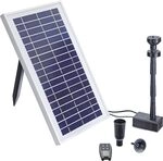 Pontec 43325 PondoSolar 600 Control - Solarwasserspielpumpe mit Akku und