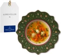 Villeroy & Boch Toy's Delight Gr&uuml;ner Suppenteller, 26 cm, Premium Porzellan