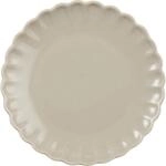 IB Laursen Kuchenteller, Dessertteller MYNTE Latte Creme beige D. 19,5cm