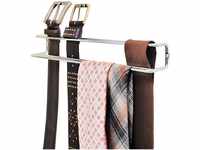 WENKO Halter für Krawatten und Gürtel, Krawattenhalter zur Befestigung im