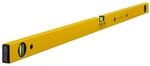 STABILA Wasserwaage Type 70-2, 120 cm, leichtes Alu-Profil, 1 Horizontal-Libelle, 2