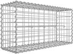 SONGMICS Gabionenkorb, Metall-Steinkorb mit 5 x 10 cm Maschenweite f&uuml;r Mauersteine,