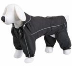 Kerbl Pet Regenmantel Manchester mit Beinschutz | Schwarz, R&uuml;ckenl&auml;nge 60 cm,