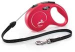 flexi&reg; Classic S Hunde Roll-Leine, 8m Seil, rot | Die original flexi&reg; Leine &ndash;