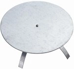 Turk Kaminlochdeckel bis 180 mm, vernickelt, 73259 5340440