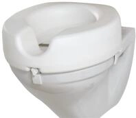 WENKO WC Sitz-Erh&ouml;hung Secura - 150 kg Tragkraft, Kunststoff, 41.5 x 17 x 44 cm,