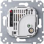 Schneider Electric Merten Raumtemperaturregler-Einsatz mit Schalter, Unterputz, f&uuml;r