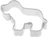 Birkmann 1010692210 Ausstechform Hund, Kunststoff, Grau, 5 x 3 x 2 cm
