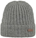 Barts Herren Haakon Turnup Baskenm&uuml;tze, Grau (Heather Grey 0002), One Size