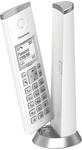 Panasonic KX-TGK220GW Design- Schnurlostelefon mit Anrufbeantworter, Station &