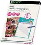 Leitz Hei&szlig;laminierfolien A4 Matt 125 mic, Hochwertige Laminierfolien im 100er Pack,