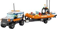 LEGO City 60165 - "Gel&auml;ndewagen mit Rettungsboot Konstruktionsspiel, bunt