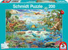 Schmidt Spiele 56253 Entdecke die Dinosaurier, 200 Teile Kinderpuzzle