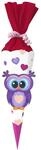 Ursus 9860008 - Schult&uuml;te Bastelset Mini, Eule, sechseckig, H&ouml;he ca. 41 cm,
