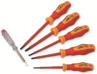 Br&uuml;der Mannesmann Schraubendreher-Set 6-tlg., VDE-gepr&uuml;ft, isoliert bis 1.000 V,