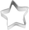 Birkmann 1010703410 Ausstechform Stern mit 5 Zacken 5 cm, Kunststoff, Grau, 5 x...