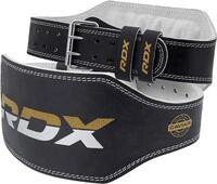 RDX 6 Zoll Gewichtheberg&uuml;rtel Schnalle Leder Fitness-G&uuml;rtel Geeignet F&uuml;r
