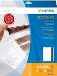 HERMA 7760 Negativh&uuml;llen 35mm f&uuml;r Ordner, 25 St&uuml;ck je 10 Kleinbild Streifen &agrave; 4