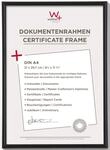 walther design KB130H Galeria Kunststoffrahmen im Format, schwarz, 21 x 29,7 cm (DIN