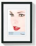 walther design Bilderrahmen schwarz 9 x 13 cm Galeria Kunststoffrahmen KB913H