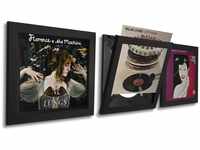 Art Vinyl, Schallplattenrahmen, Wechselrahmen, Album Cover, UV-Schutz, 3er-Set,