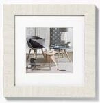 walther design Bilderrahmen polarweiss 20 x 20 cm Home Holzrahmen HO220V