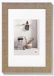 walther design Bilderrahmen beige 24 x 30 cm mit Passepartout, Home Holzrahmen HO430C